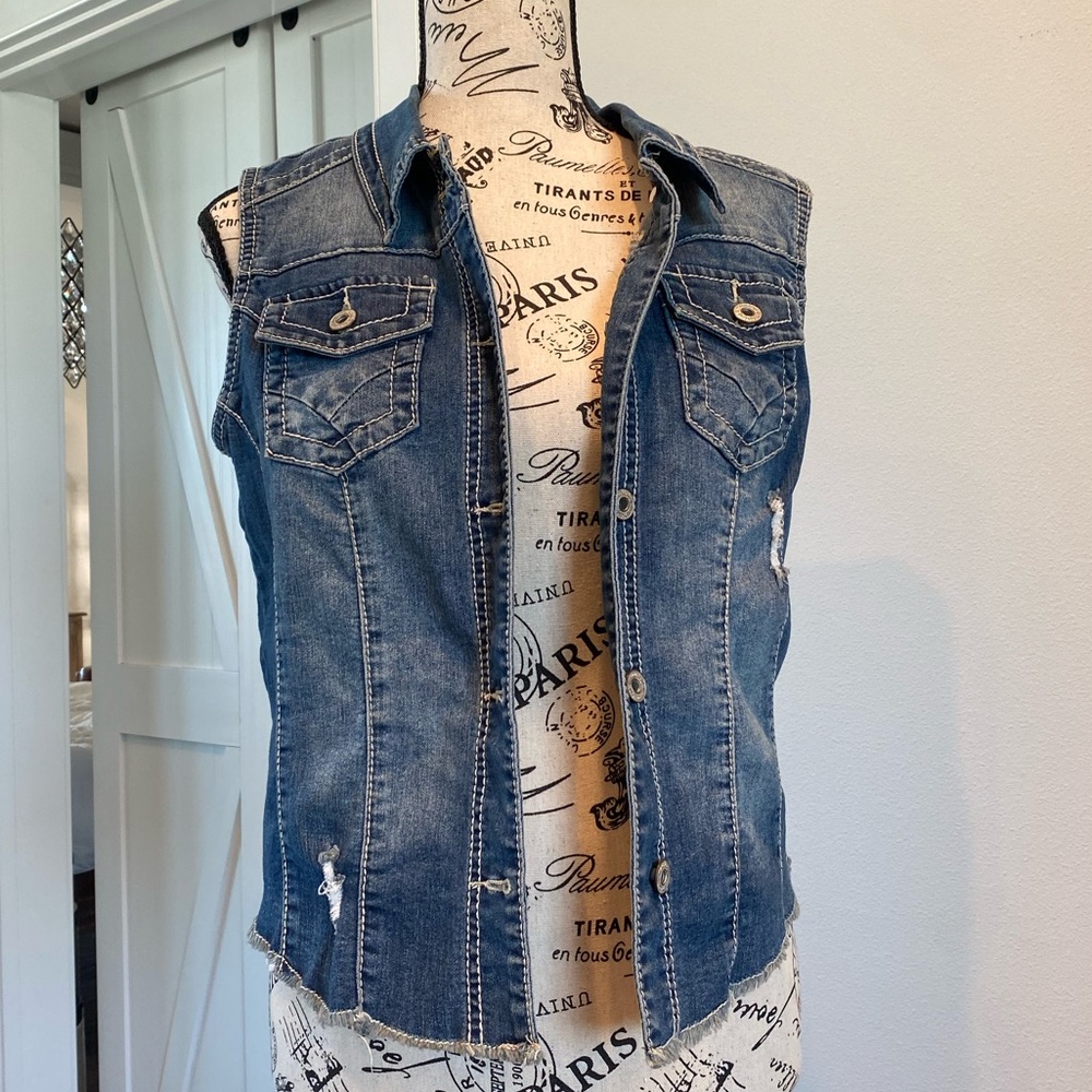 Maurices denim vest